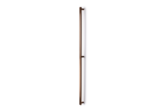 Deurgreep dubbel MOON BIG BA528-1056 L1096 aluminium geborsteld brons