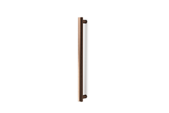 Deurgreep dubbel MOON BIG BA384 L424 aluminium geborsteld brons