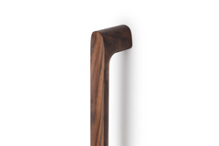 Poignée de porte dubbel LUV WOOD BIG BA384 L418.5 bois noyer