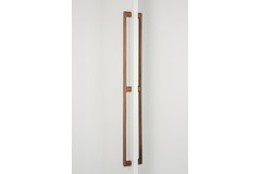 Poignée de porte dubbel LUV WOOD BIG BA992-496 L1026.5 bois noyer