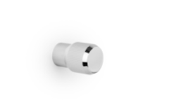 Bouton BROOKLYN Ø20 aluminium brillant nickel
