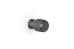 Knop BROOKLYN Ø20 aluminium titanium zwart