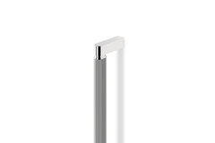 Greep BROOKLYN BA528-1056 L1066 aluminium gepolijst nikkel