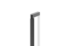 Poignée BROOKLYN BA528-1056 L1066 aluminium titane noir