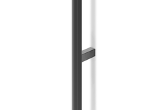 Poignée BROOKLYN BA528-1056 L1066 aluminium titane noir