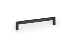 Poignée BROOKLYN BA160 L170 aluminium brossé noir