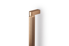 Poignée BROOKLYN BIG BA1056 L1074 aluminium brossé laiton cava