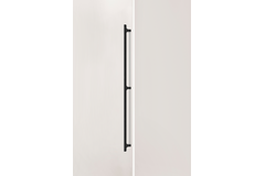 Poignée HINOKI BIG BA416-832 L916 aluminium brossé noir