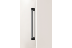 Poignée de porte enkel CASEY BIG BA416 L448 aluminium noir texture / brillant titane noir