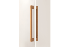 Deurgreep dubbel HAKO BIG BA480 L525 hout eik