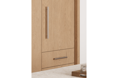 Poignée BOTO BIG BA320 L418 aluminium brossé bronze