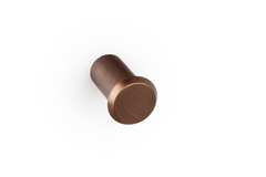 Bouton FASE Ø23 aluminium brossé bronze