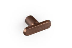 Knop FASE L52 aluminium geborsteld brons