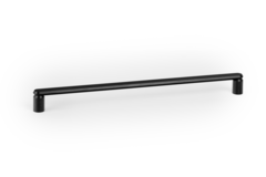 Greep FASE BA320 L337 aluminium geborsteld zwart
