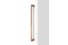 Poignée FASE BIG BA480 L508 aluminium brossé laiton cava