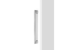 Poignée de porte enkel LUV BIG BA384 L419 zamac brossé nickel