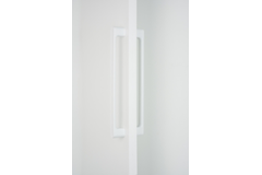 Poignée de porte dubbel LUV BIG BA384 L419 zamac mat blanc
