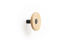 Jashaak ZOOT Ø90 hout / aluminium mat zwart / eik