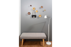 Jashaak ZOOT Ø60 hout / aluminium zwart / zwart hout