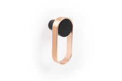 Jashaak ORBIT L45 zamak mat zwart / geborsteld koper
