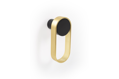 Jashaak ORBIT L45 zamak mat zwart / geborsteld koper