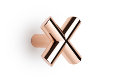Porte-manteaux EQUIS L60 zamac brillant cuivre