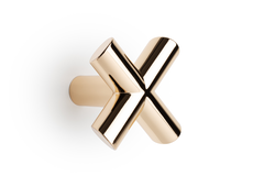 Porte-manteaux EQUIS L60 zamac brillant laiton