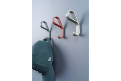 Porte-manteaux BELT BA30 L64.6 zamac rouge volcan