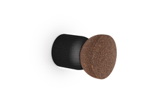 Jashaak PIECE Ø38 hout / kurk zwart hout / donkerbruin kurk