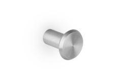 Porte-manteaux FASE Ø33 aluminium look inox