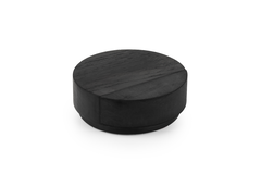 Deurstopper PUK Ø65 hout zwart hout