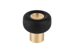 Deurstopper BUGGY Ø47.1 aluminium geborsteld messing cava