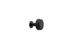 Knop VILLA ROUND Ø30 H20 zamak mat zwart