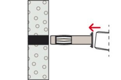 Hollewandplug Fischer HM4 x 45S met metrische schroef