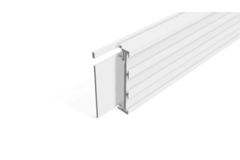 Plinthe de raccord blanc XP50 - X4 - W-set 01 (1 set)