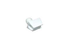 Ferrure d'assemblage ks blanc plastique 10mm/15.5mm  