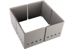 Ninka cuisioflex ladeindeling grijs (set van 2 st)