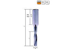71896 mèche blue max ø2mm x 57mm gauche 