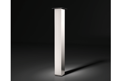 Pied jumbo alu h.1100mm  sans plaque de fixation