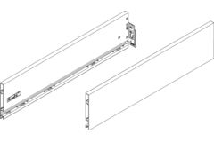 Vionaro set zijwand grafiet h121 nl650