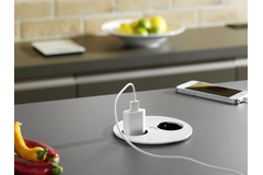 Twist mat wit b-f 2 stopcontacten -- 931.252***ver