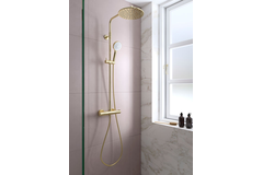 Damixa silhouet set de douche messing poli 