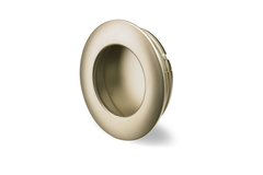 Poignée d'insertion Borgoa, entraxe de perçages 0, H 11 mm, ø 41 mm, Nickelé mat