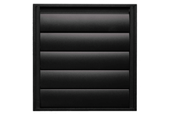 Novy clapet soufflage mural noir ø 150mm 210x210 