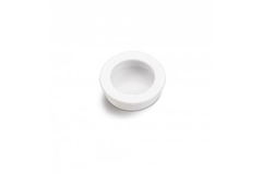 Coque encastrable rond zmc diam 40mm blanc  