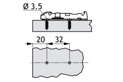 Tiomos 1D embase linèaire h02 ni 