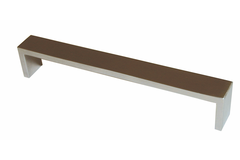 poignée  hios pal 224x20x6mm inox 
