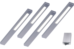 Slim led-Set 4 x 2.8w 12V 3500k RVS