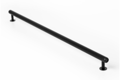 Poignée RILLE BA480 L510 aluminium brossé noir