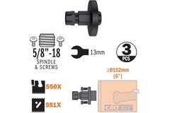 Adapter voor alle type gatzagen >= ø152mm